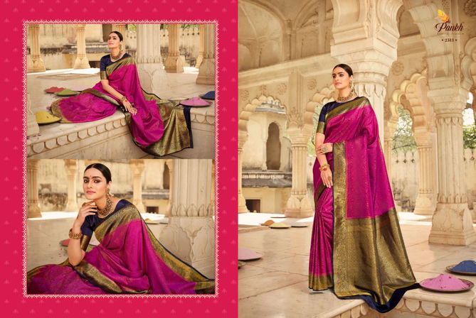 Pankh Sakshi Kanjiveram Heavy Silk Festive Wear Latest Designer Saree Collection